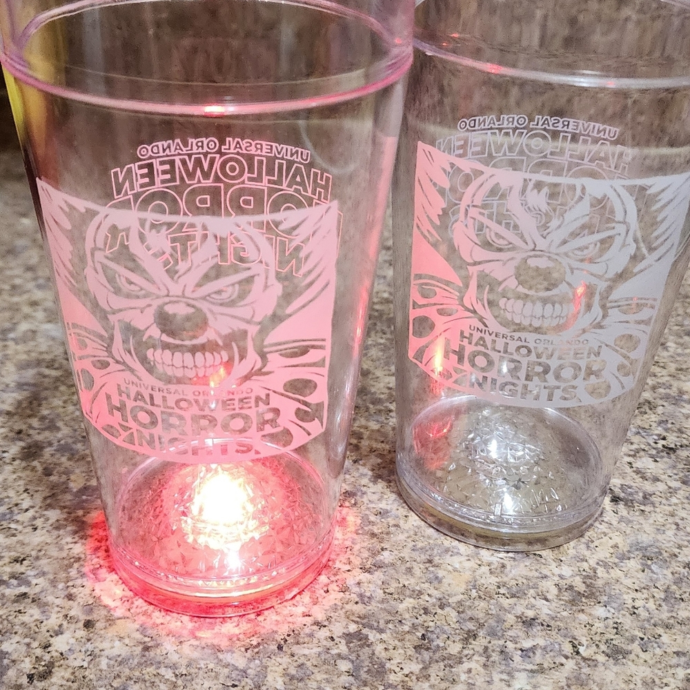 Halloween Horror Nights Clear Glass Set